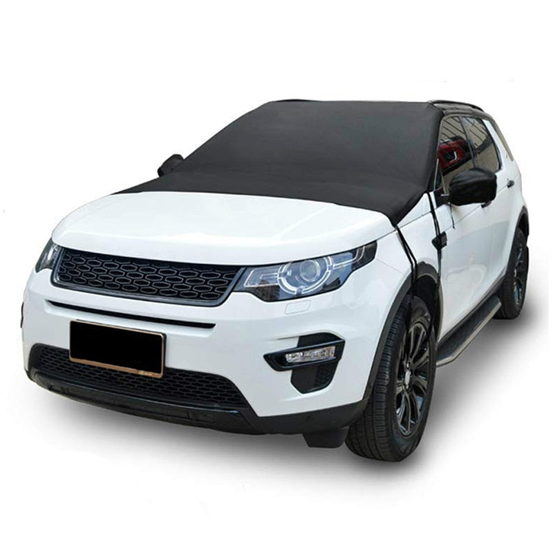 Universal Car Front Windshield Cover Sun Shade Snow Car Cover Sunshield Dust Waterproof Protection Outdoor Exterior Protector