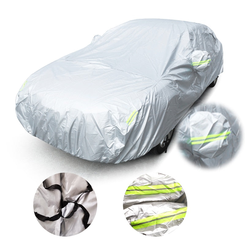 Universal  for Sedan Car Covers Size S/M/L/XL/XXL Indoor Outdoor Full Auot Cover Sun UV Snow Dust Resistant Protection Cover