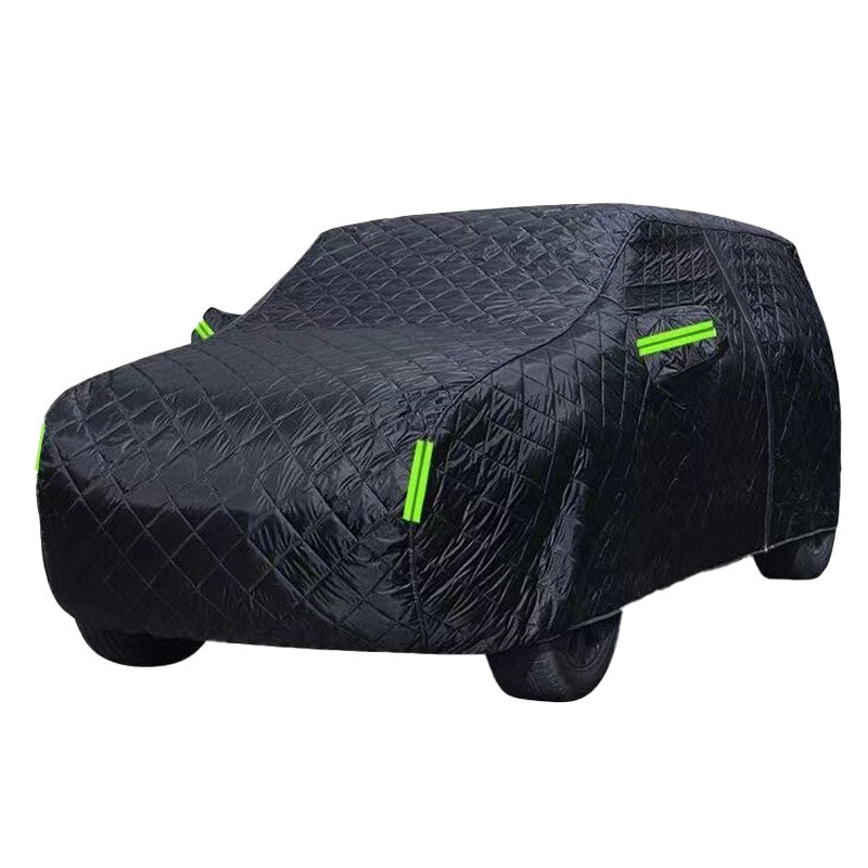 Car Cover Outdoor Cotton Thickened Protection Full Winter Car Covers Snow Cover Sunshade Waterproof Dustproof for Sedan SUV